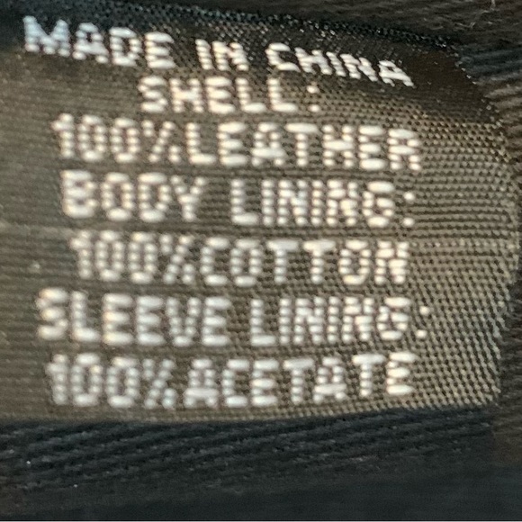 J. Peterman Black Leather Moto-Jacket US 10 Excellent Condition - Picture 8 of 8